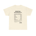 Spiritual Nutrition Facts-Unisex Heavy Cotton Tee