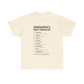 Worshiper's Daily Checklist -Unisex Heavy Cotton Tee